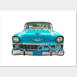 1956 Chevrolet Bel Air 4 Door Sedan Posters and Art